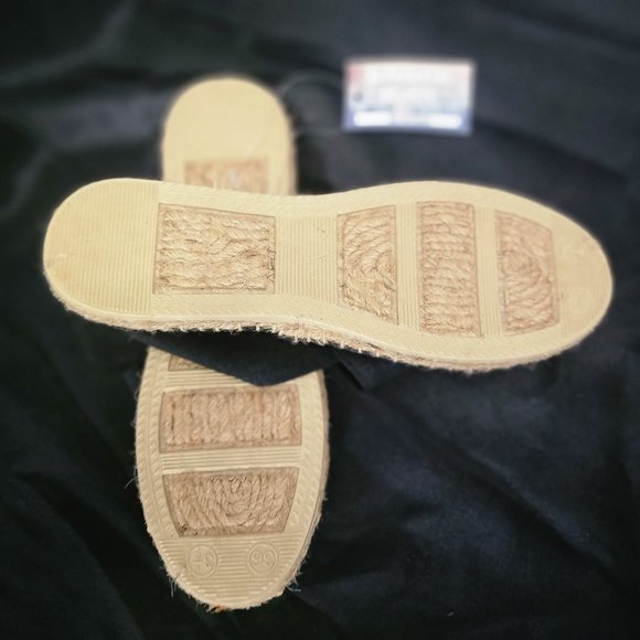 JUTE ESPADRILLES MADE IN SPAIN, EUROPEAN SIZE 36 EQUIVALENT TO 3 1/2 IN THE U.S - Picture 7 of 8